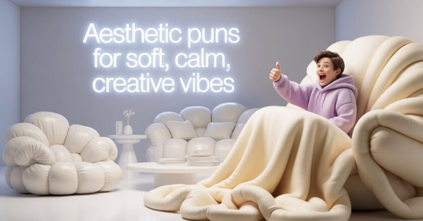 AESTHETIC PUNS FOR SOFT, CALM, CREATIVE VIBES