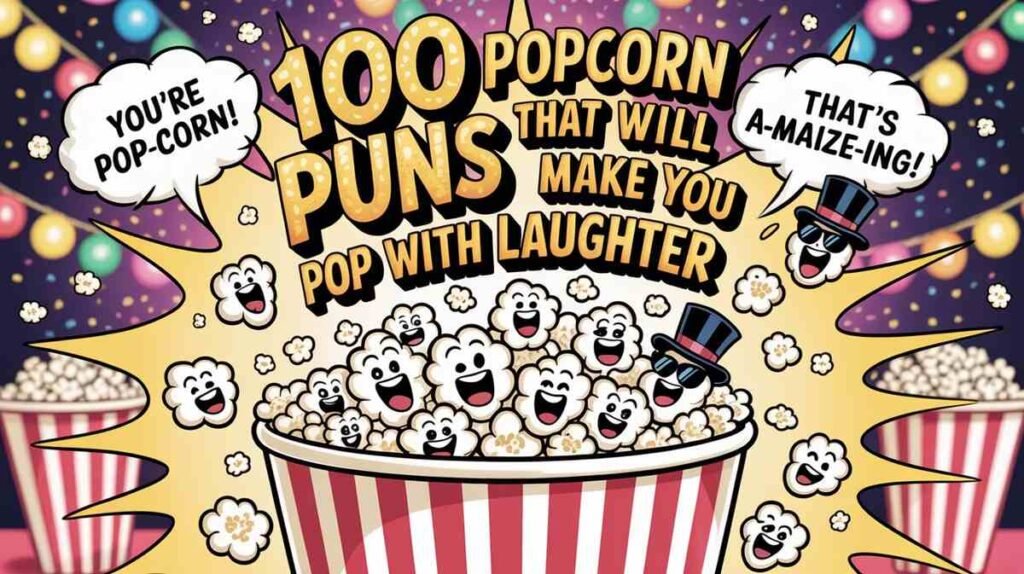 100 Popcorn Puns That Will Make You Pop With Laughter - Popcorn Puns