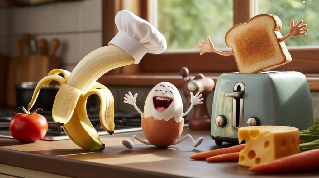 Kitchen Comedy Food Jokes - lame jokes