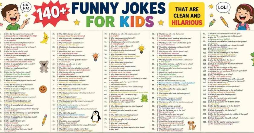 140+ Funny Jokes for Kids That Are Clean and Hilarious