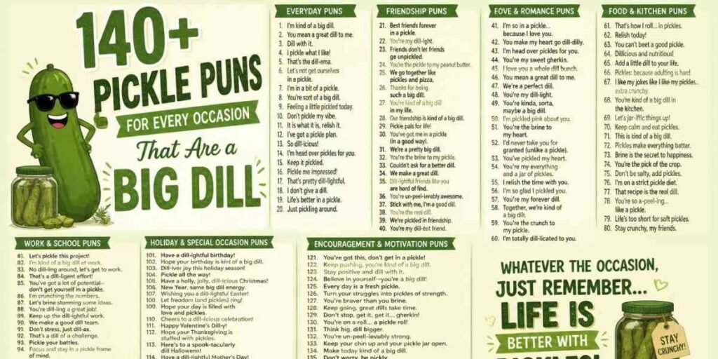 Pickle Puns