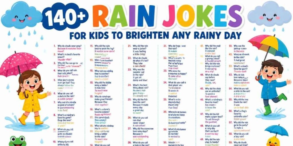 Rain Jokes for Kids