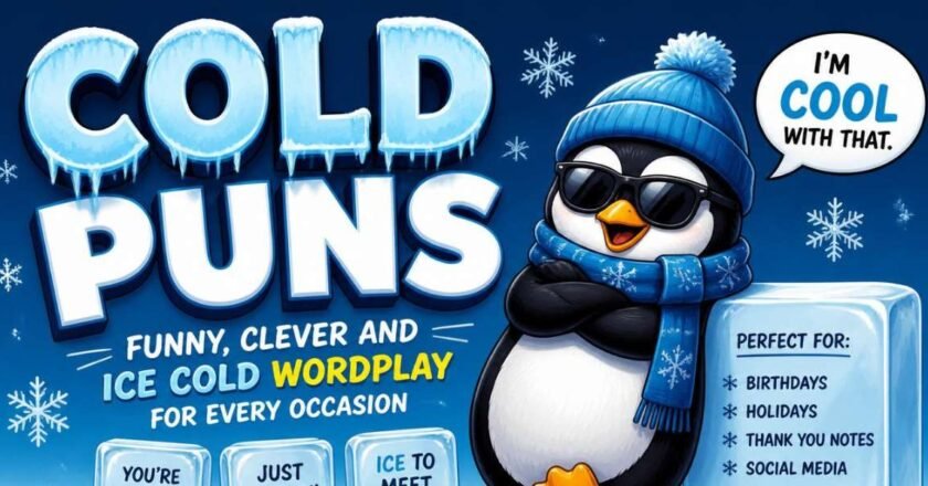 Cold Puns: Funny, Clever and Ice Cold Wordplay for Every Occasion