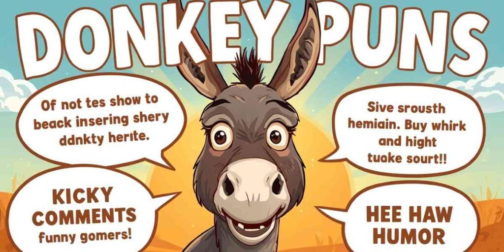 Donkey Puns