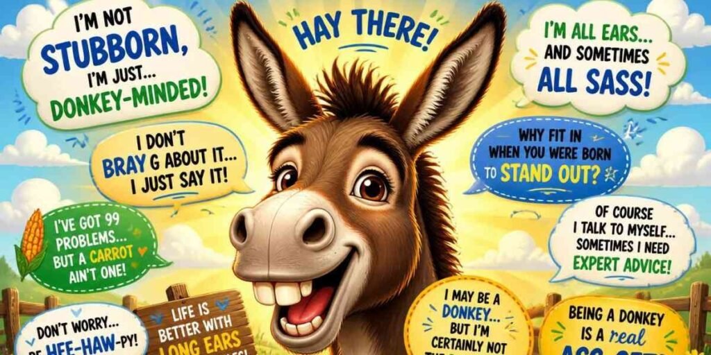Funny Donkey Puns