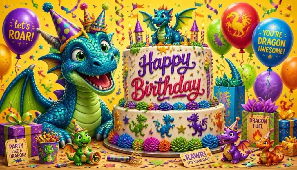 Dragon Puns Birthday