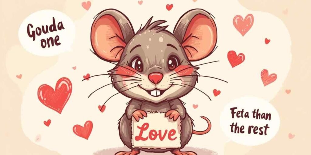 Romantic Mouse Puns for Cards and Messages
