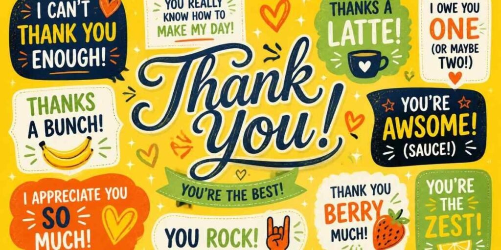 One Liner Thank You Puns That Hit Every Time
