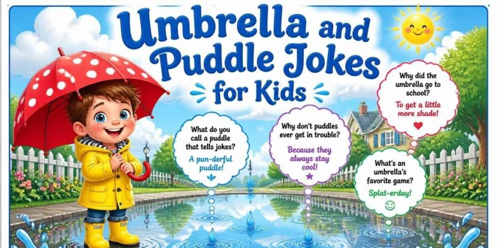 Umbrella and Puddle Jokes