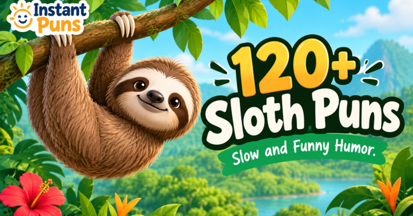 120+ Sloth Puns That Are Slow and Funny