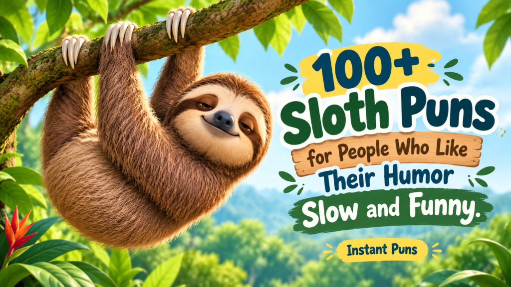 sloth-puns