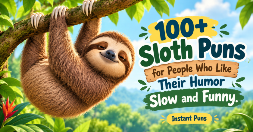 100+ Sloth Puns for People Who Like Their Humor Slow and Funny