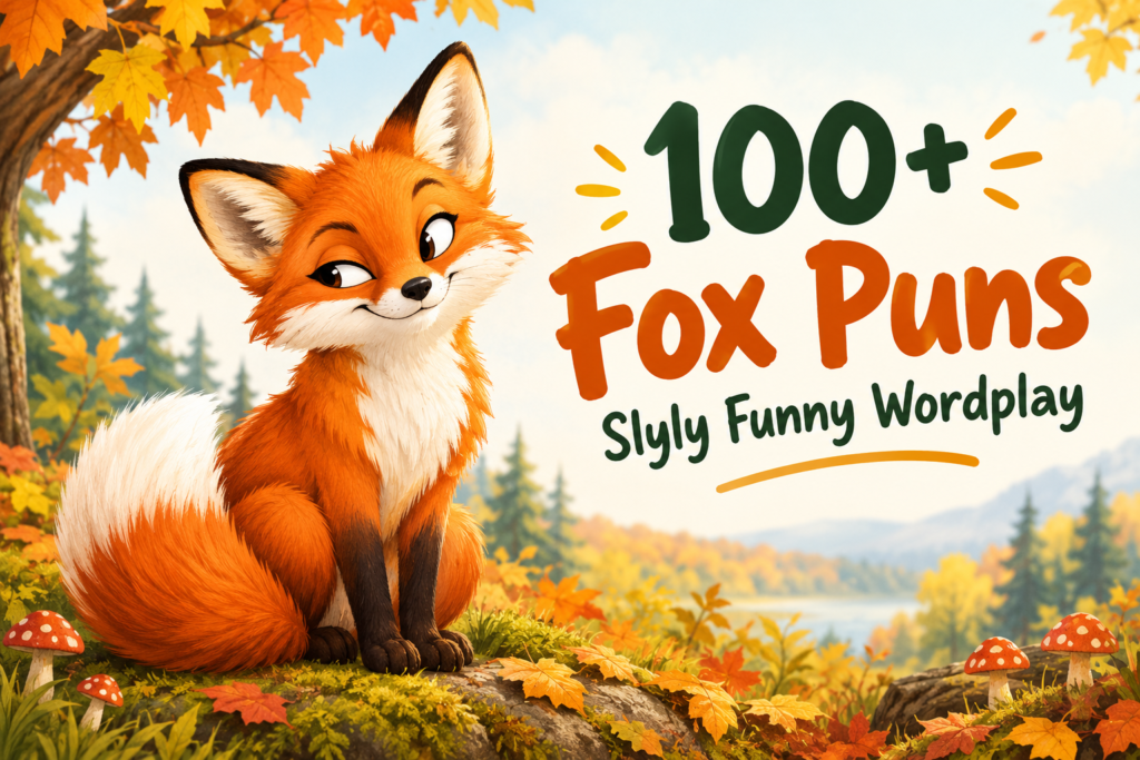 100+ Fox Puns That Are Slyly Funny and Clever
