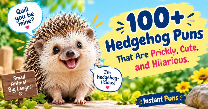 100+ Hedgehog Puns That Are Prickly, Cute, and Hilarious