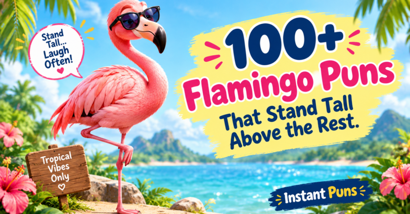 100+ Flamingo Puns That Stand Tall Above the Rest
