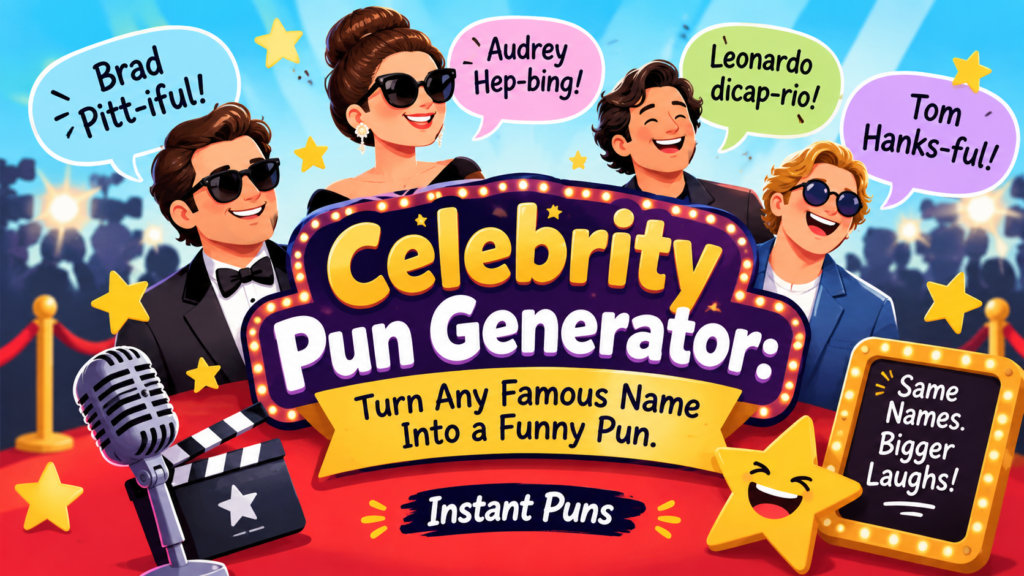 celebrity-pun-generator